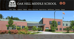 Desktop Screenshot of oakhillmiddle.info