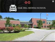 Tablet Screenshot of oakhillmiddle.info